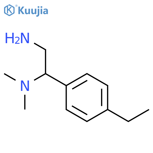 2-amino-1-(4-ethylphenyl)ethyldimethylamine structure