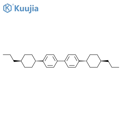 trans,trans-4,4'-bis-(4-Propylcyclohexyl)biphenyl structure