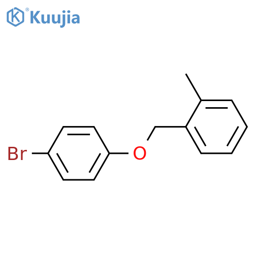 1-bromo-4-[(2-methylphenyl)methoxy]benzene structure