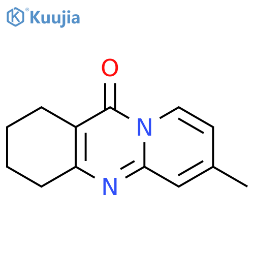 11H-Pyrido[2,1-b]quinazolin-11-one, 1,2,3,4-tetrahydro-7-methyl- structure