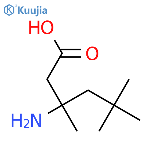 3-Amino-3,5,5-trimethylhexanoic acid structure