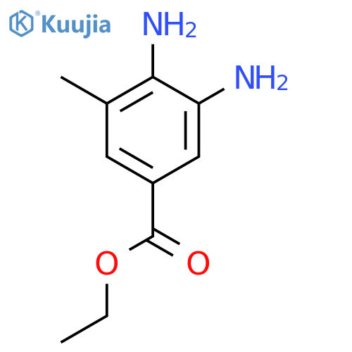 ethyl 3,4-diamino-5-methylbenzoate structure