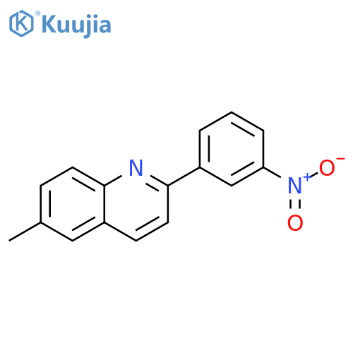 6-Methyl-2-(3-nitrophenyl)quinoline structure