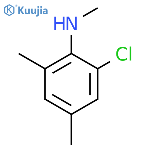 2-chloro-N,4,6-trimethylaniline structure