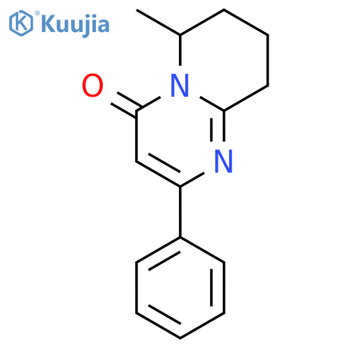 6-methyl-2-phenyl-4H,6H,7H,8H,9H-pyrido1,2-apyrimidin-4-one structure