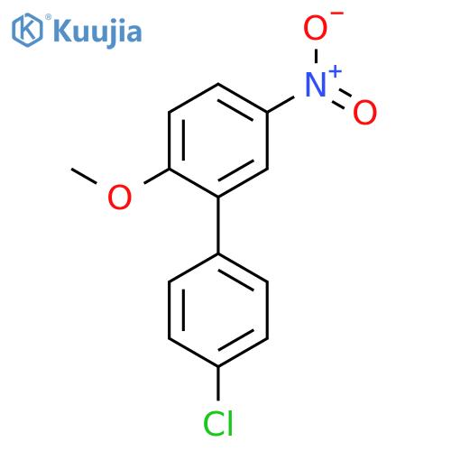 1,1'-Biphenyl, 4'-chloro-2-methoxy-5-nitro- structure