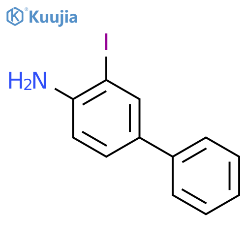 2-iodo-4-phenylaniline structure