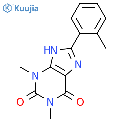 1,3-Dimethyl-8-o-tolyl-3,7-dihydro-purine-2,6-dione structure