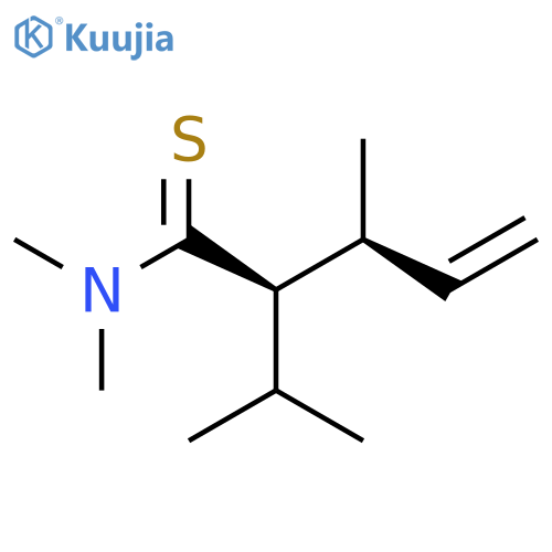 4-PENTENETHIOAMIDE, N,N,3-TRIMETHYL-2-(1-METHYLETHYL)-, (R*,S*)- structure