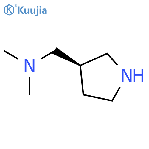 dimethyl({[(3R)-pyrrolidin-3-yl]methyl})amine structure