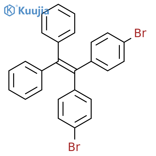 4,4'-(2,2-Diphenylethene-1,1-diyl)bis(bromobenzene) structure