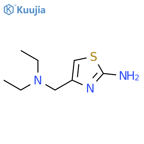 4-(diethylamino)methyl-1,3-thiazol-2-amine structure