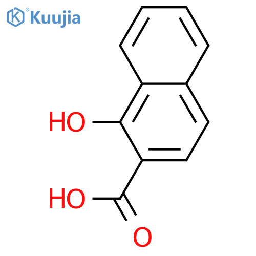 1-hydroxynaphthalene-2-carboxylic acid structure