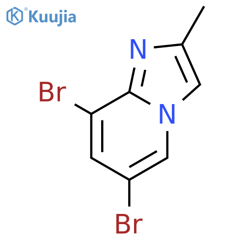6,8-Dibromo-2-methylimidazo[1,2-a]pyridine structure