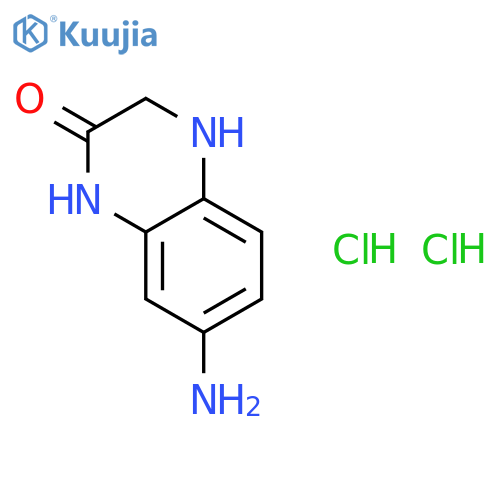 Amino-3,4-dihydro-1H-quinoxalin-2-one Dihydrochloride structure