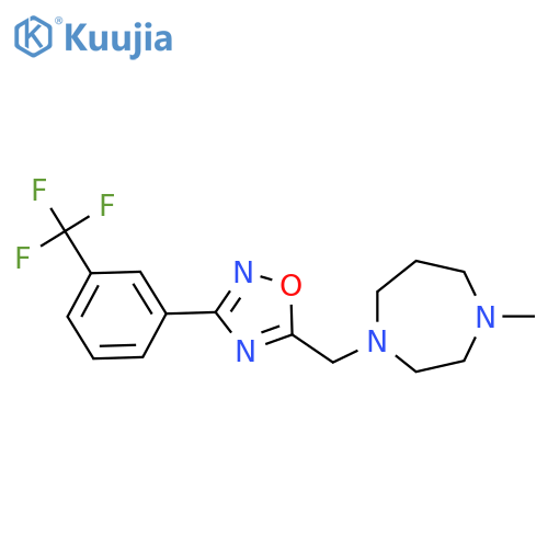 1-METHYL-4-((3-[3-(TRIFLUOROMETHYL)PHENYL]-1,2,4-OXADIAZOL-5-YL)METHYL)-1,4-DIAZEPANE structure