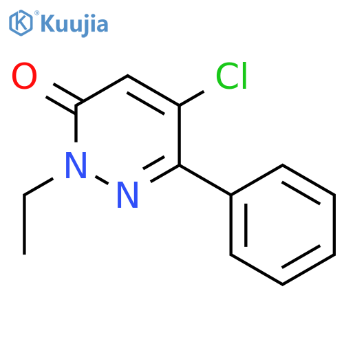 5-chloro-2-ethyl-6-phenyl-2,3-dihydropyridazin-3-one structure