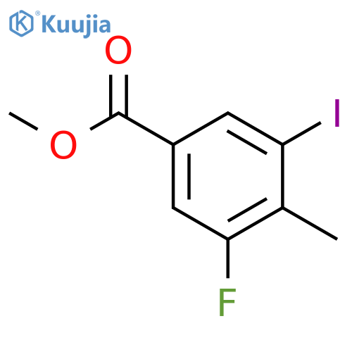 Methyl 3-fluoro-5-iodo-4-methylbenzoate structure