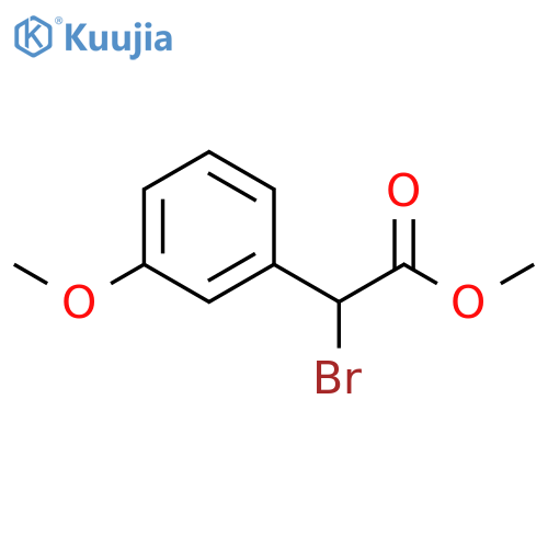 Methyl 2-bromo-2-(3-methoxyphenyl)acetate structure
