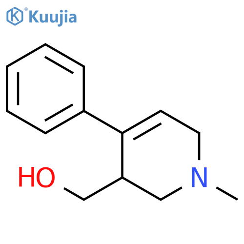 3-Pyridinemethanol,1,2,3,6-tetrahydro-1-methyl-4-phenyl- structure