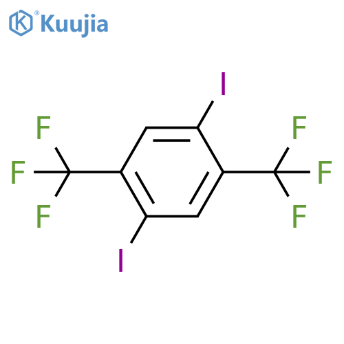 BENZENE, 1,4-DIIODO-2,5-BIS(TRIFLUOROMETHYL)- structure