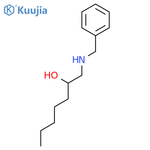 2-Heptanol, 1-[(phenylmethyl)amino]- structure
