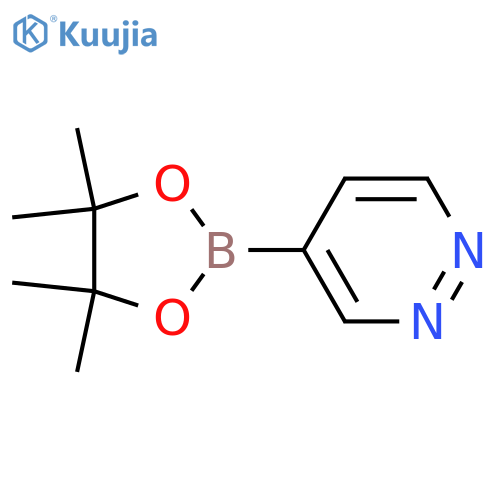 4-(4,4,5,5-tetramethyl-1,3,2-dioxaborolan-2-yl)pyridazine structure