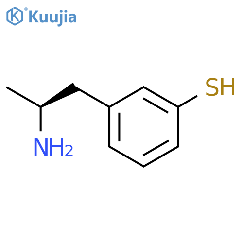 3-(2S)-2-aminopropylbenzene-1-thiol structure