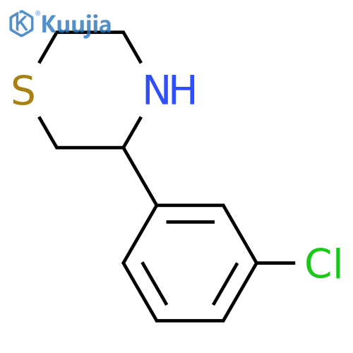 3-(3-Chlorophenyl)thiomorpholine structure