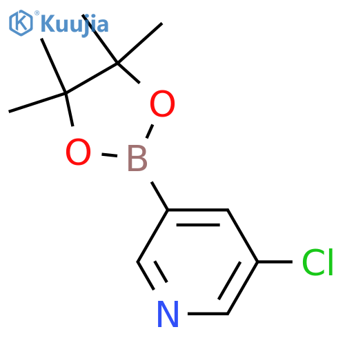 3-Chloro-5-(4,4,5,5-tetramethyl-1,3,2-dioxaborolan-2-yl)pyridine structure