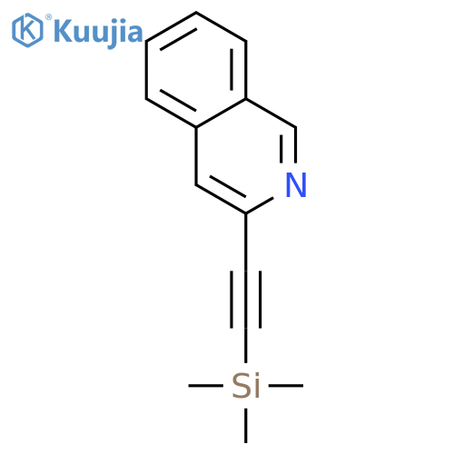 3-((Trimethylsilyl)ethynyl)isoquinoline structure