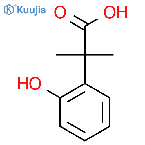 2-(2-Hydroxyphenyl)-2-methylpropanoic acid structure