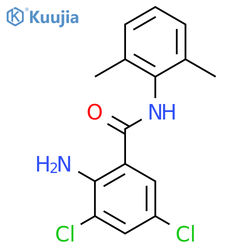 2-Amino-3,5-dichloro-N-(2,6-dimethylphenyl)benzamide structure
