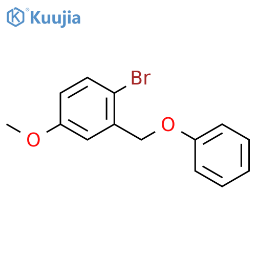 1-Bromo-4-methoxy-2-(phenoxymethyl)benzene structure