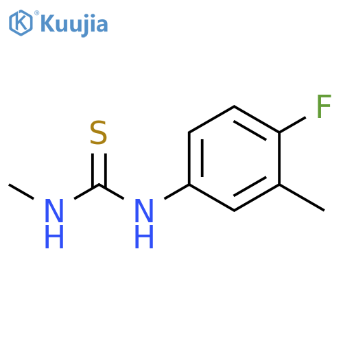 1-(4-fluoro-3-methylphenyl)-3-methylthiourea structure