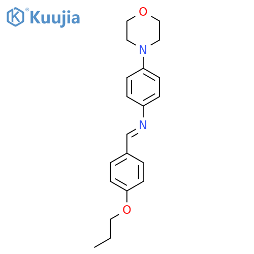 (1E)-N-[4-(Morpholin-4-yl)phenyl]-1-(4-propoxyphenyl)methanimine structure