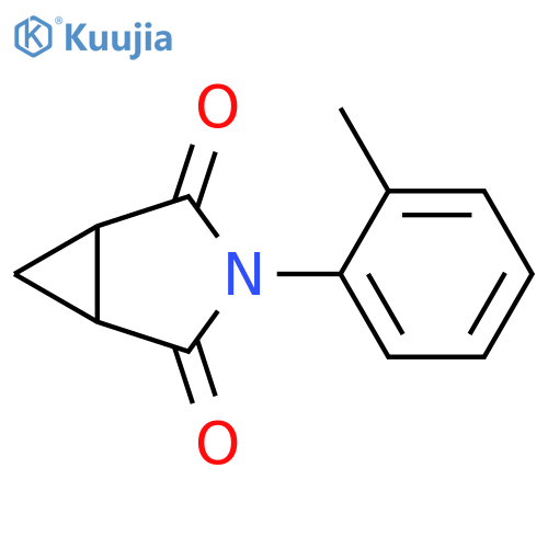3-Azabicyclo[3.1.0]hexane-2,4-dione, 3-(2-methylphenyl)- structure