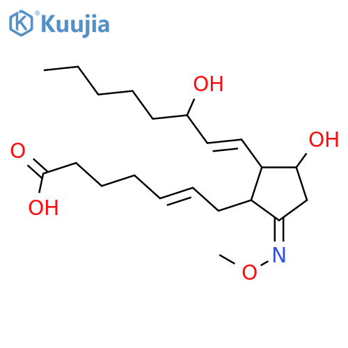 Prosta-5,13-dien-1-oicacid, 11,15-dihydroxy-9-(methoxyimino)-, (5Z,11a,13E,15S)- (9CI) structure