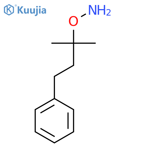 O-(2-methyl-4-phenylbutan-2-yl)hydroxylamine structure