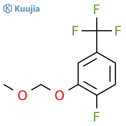 1-Fluoro-2-(methoxymethoxy)-4-(trifluoromethyl)benzene structure