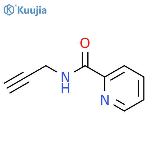 N-(prop-2-yn-1-yl)pyridine-2-carboxamide structure