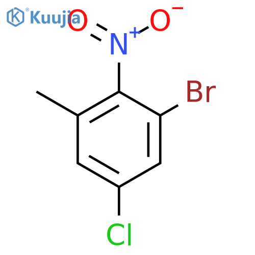 3-Bromo-5-chloro-2-nitrotoluene structure