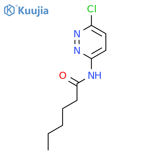 Hexanamide,n-(6-chloro-3-pyridazinyl)- structure