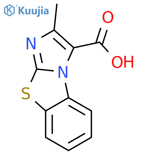 IMIDAZO[2,1-B]BENZOTHIAZOLE-3-CARBOXYLIC ACID, 2-METHYL- structure