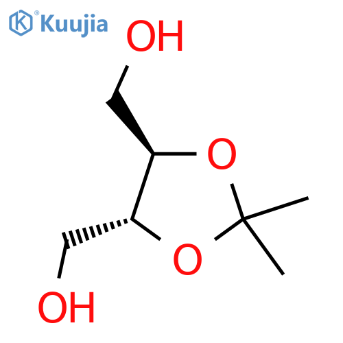 (-)-2,3-O-Isopropylidene-d-threitol structure