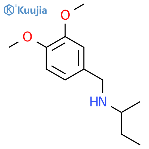 (butan-2-yl)(3,4-dimethoxyphenyl)methylamine structure