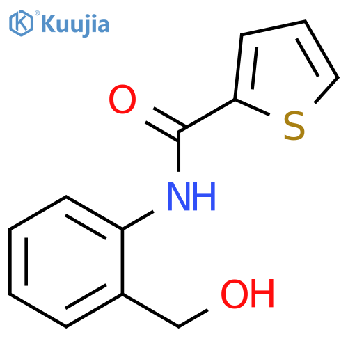 N-2-(Hydroxymethyl)phenylthiophene-2-carboxamide structure