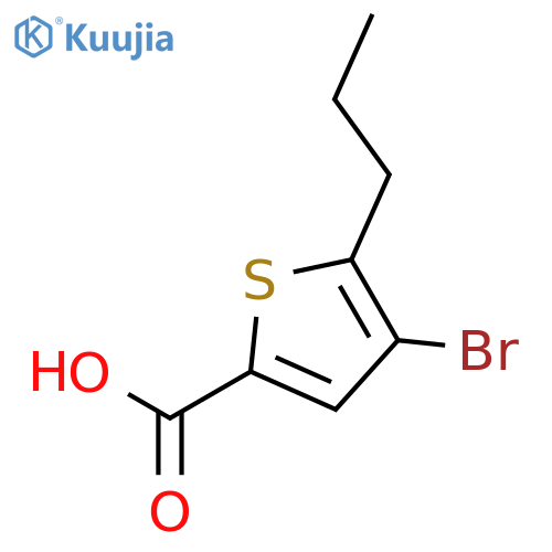 4-Bromo-5-propylthiophene-2-carboxylic acid structure