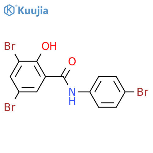 3,5,4'-Tribromosalicylanilide structure