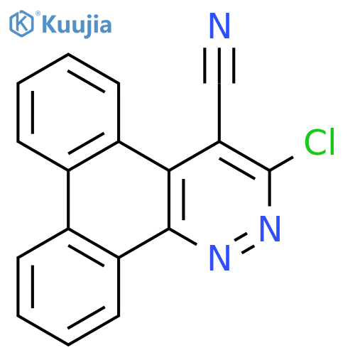 DIBENZO[F,H]CINNOLINE-4-CARBONITRILE, 3-CHLORO- structure